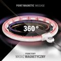 Masážna obruč HMS HHM15 so závažím, magnetmi a počítadlom ružová