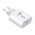 Wall charger t-phox ispeed 20W white (eu plug)