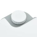 vidaXL Kempingové WC Šedý a biely 41,5 x 36,5 x 37,5 cm Polyetylén