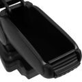 vidaXL Lakťová opierka do auta čierna 15x35x(33-49,5) cm ABS
