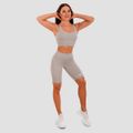 Športová podprsenka Cut-Out grey - GymBeam, veľkosť XXL, veľkosť oblečenia XXL