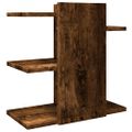 vidaXL Organizér na stôl, tmavý dub 42x21,5x42 cm, kompozitné drevo
