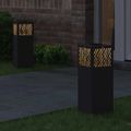 vidaXL Solárne LED svetlo na chodník 2 ks Teplá biela 18 x 18 x 50 cm