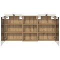 vidaXL Set kabinetov do kúpeľne 3 ks 140 x 14,5 x 70 cm