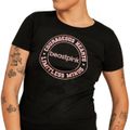 Dámske tričko Serenity Black - BeastPink, veľkosť XL, 77.1% nylon, 22.9% elastane
