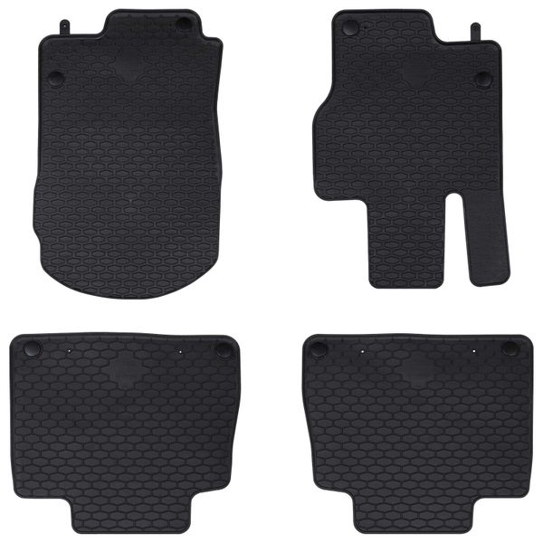 vidaXL Autokoberec 4 pcs Čierny vhodné pre MB GLE , GLS 2019- Guma