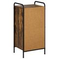 vidaXL Servírovacia skriňa Dymový dub 97 x 33 x 81 cm Kompozitné drevo