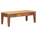 vidaXL Konferenčný stolík Hnedá 110 x 55 x 40 cm Masívne mango drevo