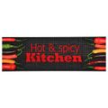 vidaXL Kuchynský koberec prateľný dizajn Hot & Spicy 60x300 cm