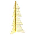 vidaXL Vianočný stromček 160 LED Teplá biela 150 cm PET