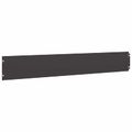 vidaXL Obrubník trávnika 30 ks 15 x 103 cm Oceľ Čierna