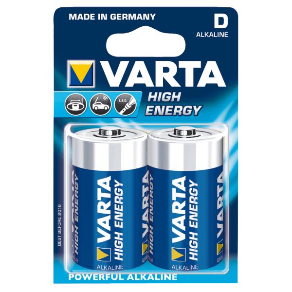 Varta High Energy D 1,5V alkalické batérie 2ks (VARTA-4920/2B)