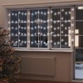 vidaXL LED svetelný záves s hviezdami 500 LED studený biely 8 funkcií