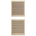vidaXL Skříňové dvere s dverami 2 ks Prírodná 140,5 x 2,1 x 59,5 cm