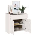 vidaXL Servírovacia skriňa so zásuvkou Drammen Biela 79 x 43 x 75.5 cm
