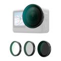 Sada filtrov Telesin CPL/VND8/UV pre DJI Osmo Action 6 (3 ks).