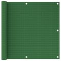 vidaXL Balkónová markíza bledozelená 90x400 cm HDPE