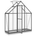 vidaXL Skleník s základovým rámom antracitový 169x58x202 cm hliník