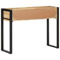 vidaXL Konzolový stolík 100x35x75 cm Masívne hrubé drevo Mango