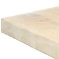 vidaXL Jedálenský stôl biely 160x80x75 cm masívne mangovníkové drevo
