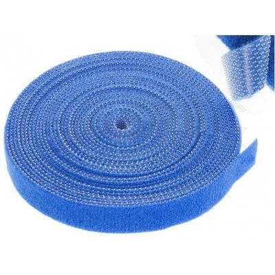 Páska na suchý zips NEKU 70.3588 10mm 5m modrá organizér káblov Páska na suchý zip NEKU 70.3588 10mm 5m modrá organizér kabelů