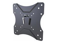 Držiak - pre displej LCD - uzamykateľný - oceľ - čierna - veľkosť obrazovky: 20"-50" - montáž na stenu