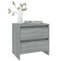 vidaXL Nočné stolíky 2 ks sivý dub sonoma 45x34,5x44,5 cm drevotrieska