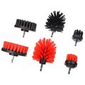 SIXTOL CAR DETAILING DRILL BRUSH 6, 6ks Sada kartáčov na vrtačku pre čistenie auta