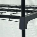 vidaXL 3-regálov mini skleník 69x49x125 cm