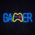 MANTA GAMER, LED Neon plexi dekorácia