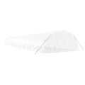 vidaXL Fóliovník s oceľovým rámom biely 120 m² 24x5x2,3 m