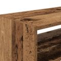 vidaXL Stojany na topánky 2 ks stohovateľné staré drevo 60x30x30,5 cm