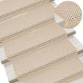 vidaXL Samolepiace nášľapy na schody sisal 15 ks 65x21x4 cm Berber