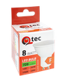LED žiarovka Qtec 8W GU10 720lm teplá biela