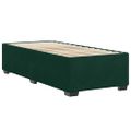 vidaXL Posteľ bez matraca tmavozelený 90x200 cm zamat