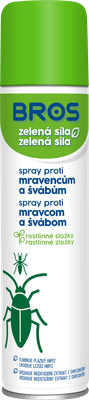 06299 Bros Zelená sila spray proti mravcom a švábom 300 ml
