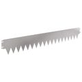 vidaXL Obrubník trávnika 10 ks 103 x 15 cm Oceľ Strieborná