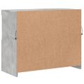 vidaXL Komoda s LED svetlami betónovo sivá 81x37x67 cm