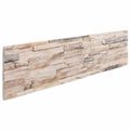 vidaXL Nástenné panely 10 ks 100 x 25 cm Biela a červená EPS pena