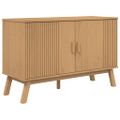 vidaXL Komoda OLDEN, hnedá 114x43x73,5 cm, borovicový masív