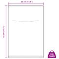 vidaXL Tkaninové vrecia 10 ks Biela 30 x 45 cm PP