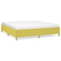 vidaXL Posteľný rám s boxspringom zelená 180x200 cm látka