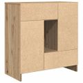 vidaXL Komoda so zásuvkami a dvierkami, dub artisan 70,5x34x74,5 cm