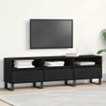 vidaXL TV skrinka 150 x 30 x 44,5 cm Čierny dub Kompozitné drevo