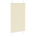 vidaXL plisovaná roleta krémová 70x150 cm Šírka látky 69,4 cm