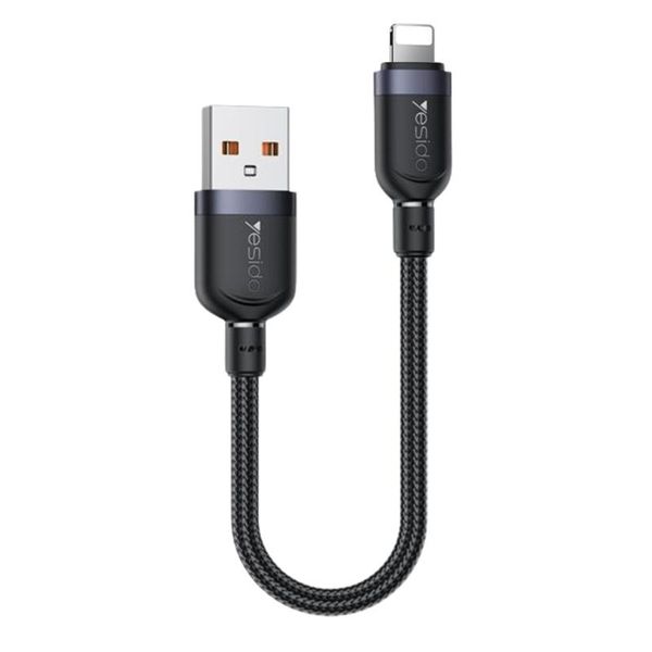 Yesido cable CA131L 12W usb - lightning 0,3m 2,4a čierny
