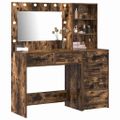 vidaXL Toaletný stolík 2 ks Hnedá 78.5 x 41 x 135 cm Kompozitné drevo