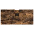 vidaXL Sada kúpeľňového nábytku 4 ks Dymová dub 35 x 30 x 192 cm