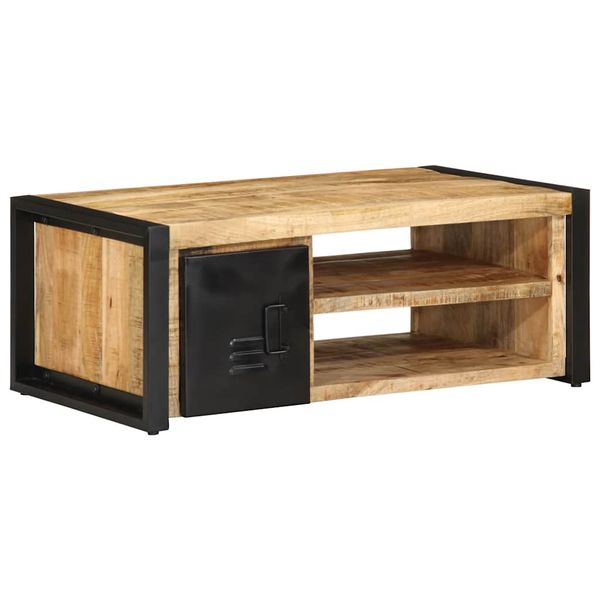 vidaXL konferenčný stolík 90x50x36 cm masívne hrubé drevo mango
