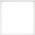 vidaXL Obrubník trávnika 4 ks 100 x 100 x 35 cm Oceľ Biela